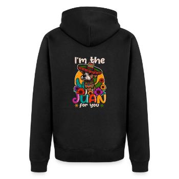 Cinco De Mayo Juan Pour Votre Chien - Veste à capuche bio Premium Unisexe - noir - Dos - Nico (187cm)
