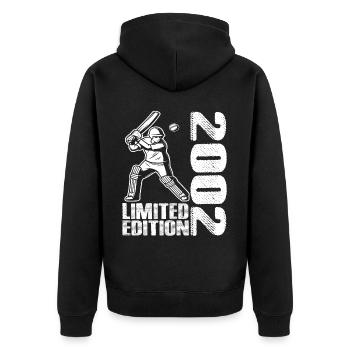 Édition limitée 2002 Édition limitée Cricket - Veste à capuche bio Premium Unisexe - noir - Dos - Nico (187cm)
