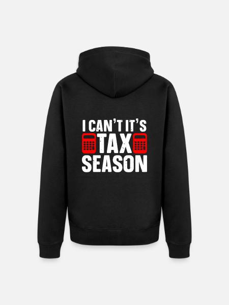 Comptable Impôts Cpa - Veste à capuche bio Premium Unisexe - noir