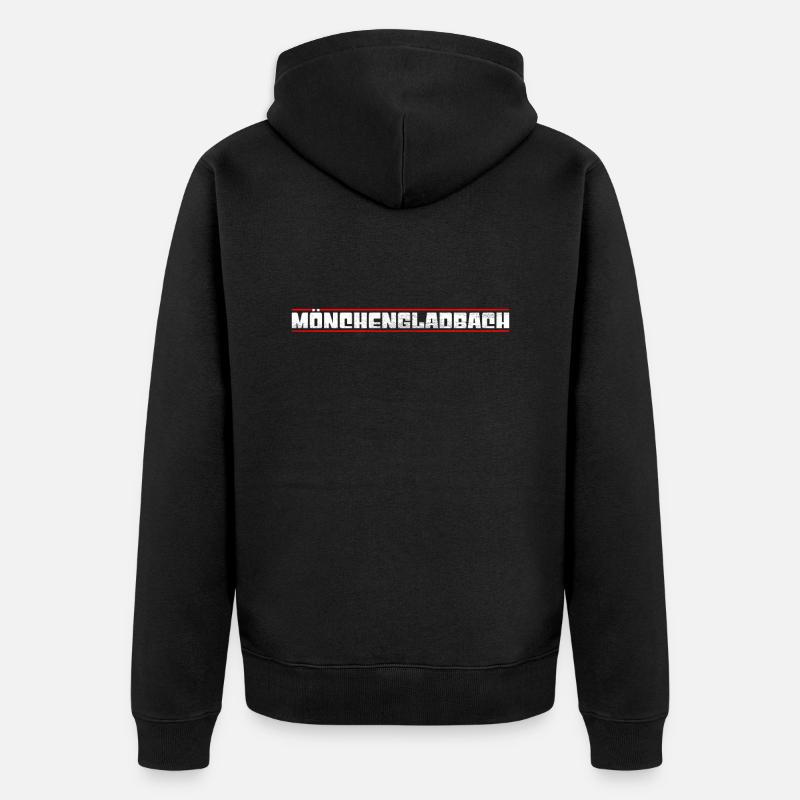 Mönchengladbach - Veste à capuche bio Premium Unisexe - noir