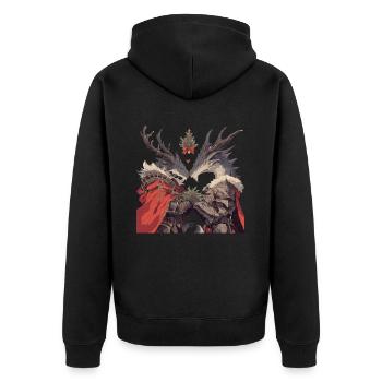 Dragon Noël Dragon Enfants - Veste à capuche bio Premium Unisexe - noir - Dos - Nico (187cm)
