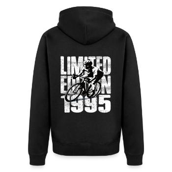 Édition limitée 1995 Édition limitée anniversaire - Veste à capuche bio Premium Unisexe - noir - Dos - Nico (187cm)
