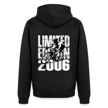 Édition Limitée 2006 Édition Limitée Anniversaire - Veste à capuche bio Premium Unisexe - noir - Dos - Nico (187cm)