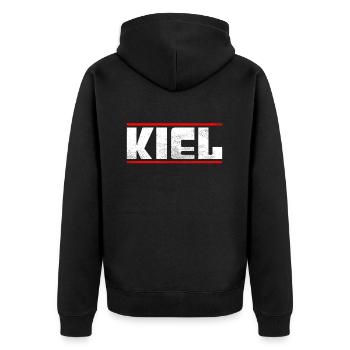 Quille - Veste à capuche bio Premium Unisexe - noir - Dos - Nico (187cm)