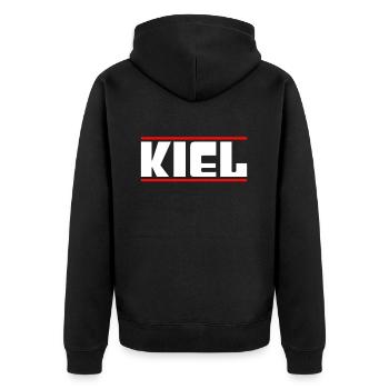 Quille - Veste à capuche bio Premium Unisexe - noir - Dos - Nico (187cm)