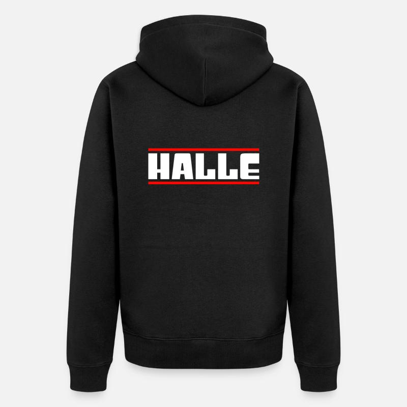 Salle - Veste à capuche bio Premium Unisexe - noir