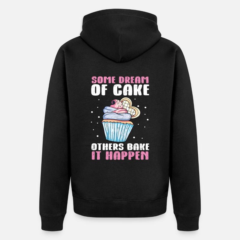 Cupcake - Veste à capuche bio Premium Unisexe - noir
