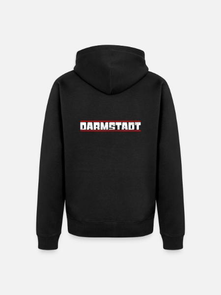 Darmstadt - Unisex Premium Organic Zip Hoodie - black