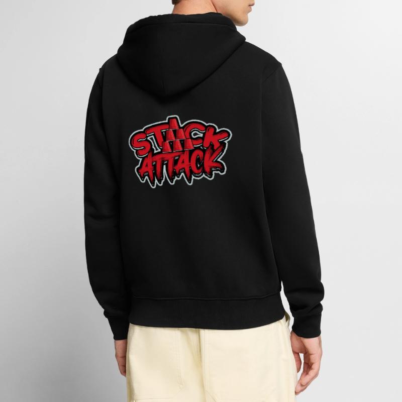 Stack Attack Speed Stacker Cup Stacking Unisex Premium Bio Zip Hoodie