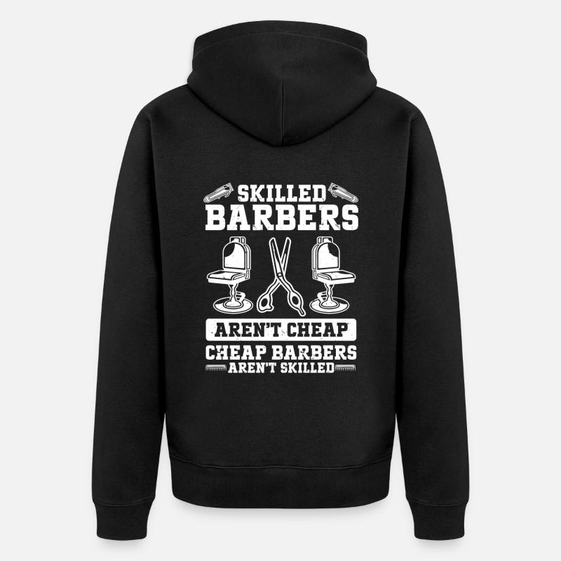 Coiffeuse - Veste à capuche bio Premium Unisexe - noir