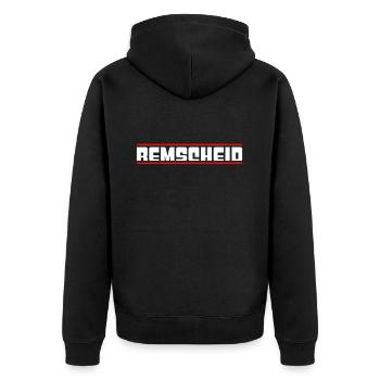 Remscheid - Veste à capuche bio Premium Unisexe - noir - Dos - Nico (187cm)