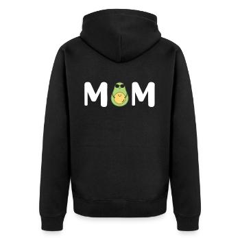 Avocat Maman Mamacado Maman Enceinte - Veste à capuche bio Premium Unisexe - noir - Dos - Nico (187cm)