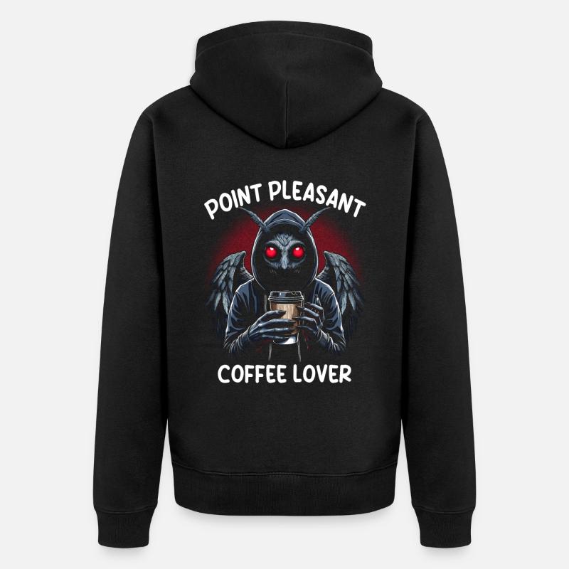 Point Pleasant Amateur de café - Veste à capuche bio Premium Unisexe - noir