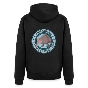 Tatou neuf cravate tatou cadeau - Veste à capuche bio Premium Unisexe - noir - Dos - Nico (187cm)