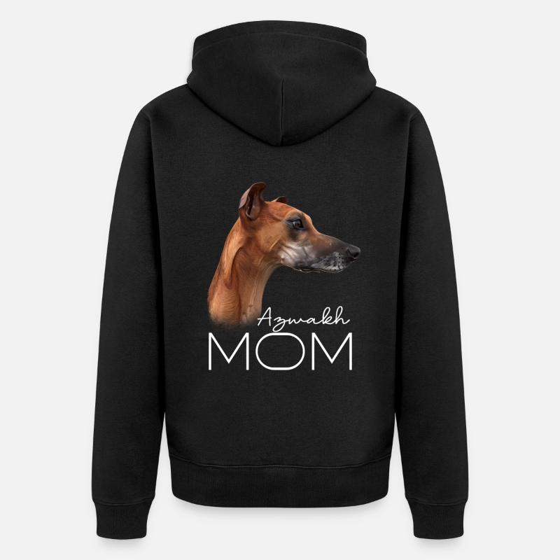 Azwakh Maman - Veste à capuche bio Premium Unisexe - noir