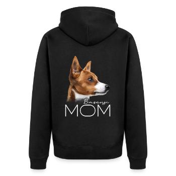 Maman Basenji - Veste à capuche bio Premium Unisexe - noir - Dos - Nico (187cm)