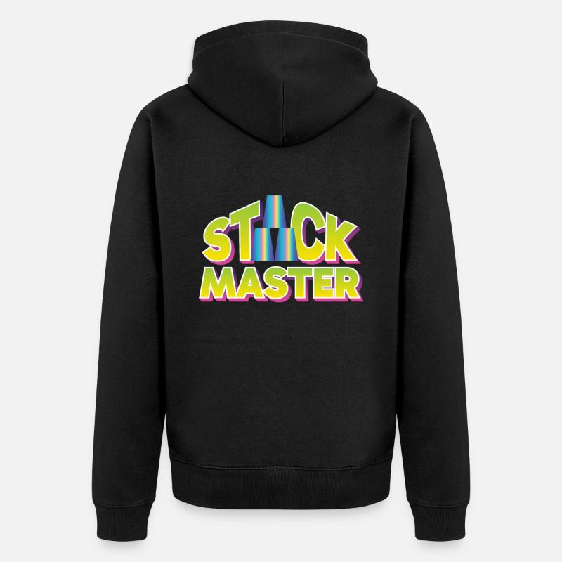 Cup Stacking Stack Master - Unisex Premium Bio Zip Hoodie - Schwarz
