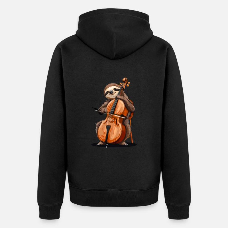 Violoncelle Just Cellin - Veste à capuche bio Premium Unisexe - noir