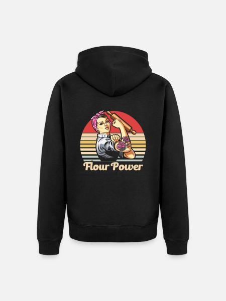 Baker Bakery Bakery Baking Gift - Unisex Premium Organic Zip Hoodie - black