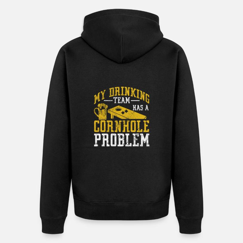 Cornhole - Veste à capuche bio Premium Unisexe - noir