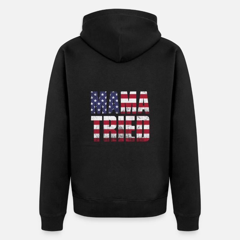 Pays - Veste à capuche bio Premium Unisexe - noir