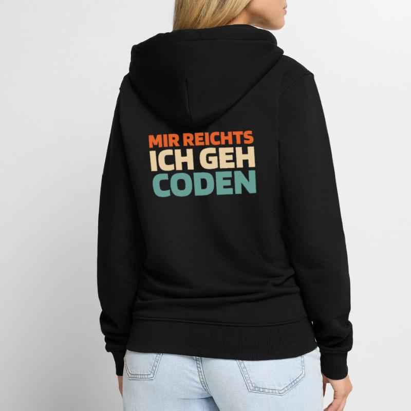 Développeur, Codeur, Programmeur Veste à capuche bio Premium Unisexe