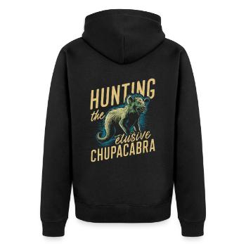 Chupacabra Créature légendaire Bête Cryptozoologie - Veste à capuche bio Premium Unisexe - noir - Dos - Nico (187cm)