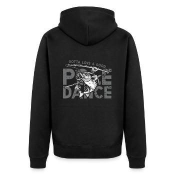Pêche à la carpe Je dois aimer un bon matériel de pêche - Veste à capuche bio Premium Unisexe - noir - Dos - Nico (187cm)
