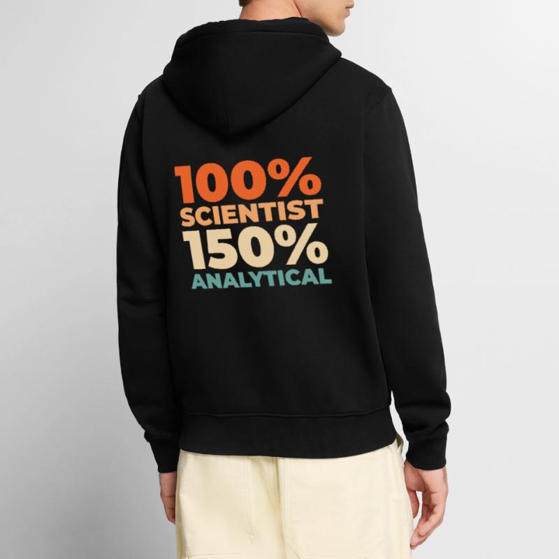 Data Science Data Analyst Unisex Premium Organic Zip Hoodie