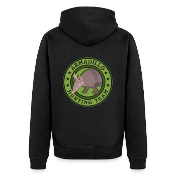 Chasseur chasse chasse chasse chasse permis cadeau - Veste à capuche bio Premium Unisexe - noir - Dos - Nico (187cm)