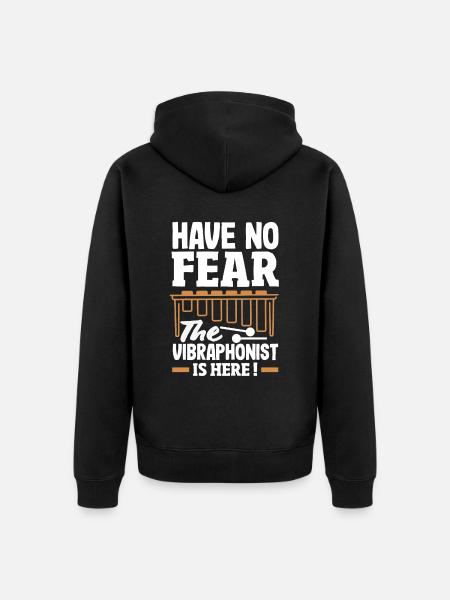 Vibraphon-musikinstrument - Unisex Premium Bio Zip Hoodie - Schwarz