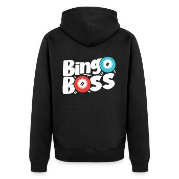 Bingo Joueur Bingo - Veste à capuche bio Premium Unisexe - noir - Dos - Nico (187cm)