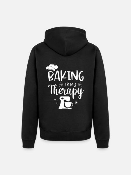 Baker Bakery Bakery Baking Gift - Unisex Premium Organic Zip Hoodie - black