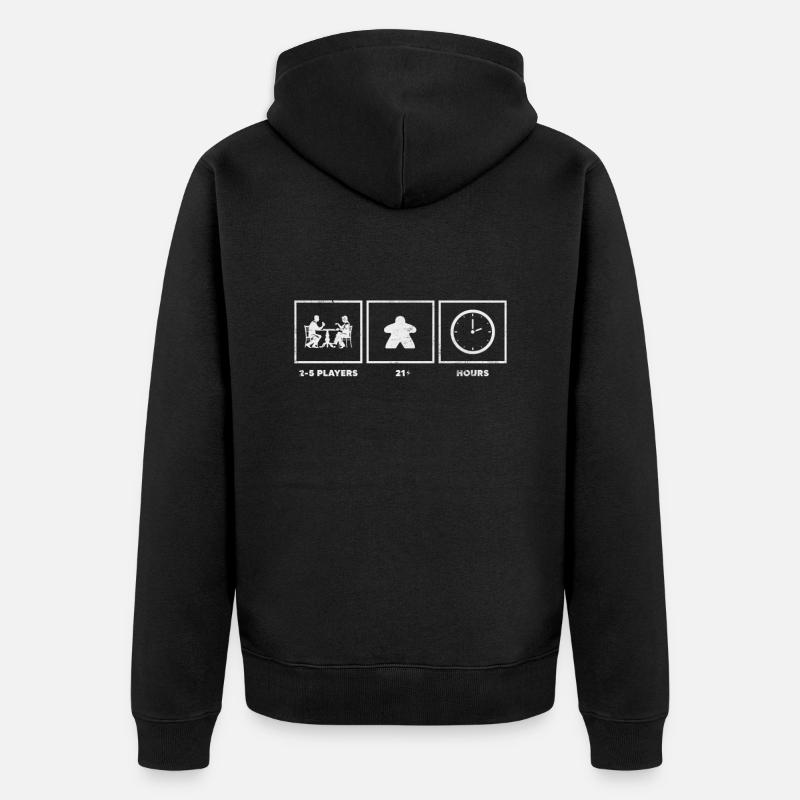 Jeu - Veste à capuche bio Premium Unisexe - noir