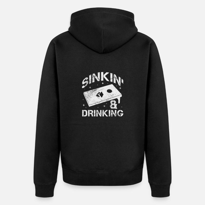 Cornhole - Veste à capuche bio Premium Unisexe - noir