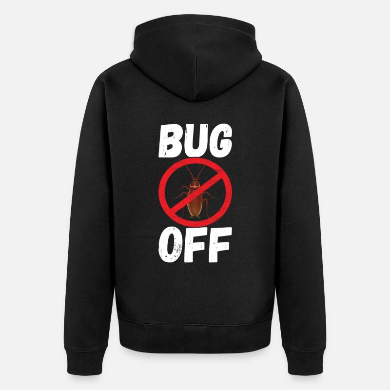 Pest Control Exterminator - Unisex Premium Organic Zip Hoodie - black