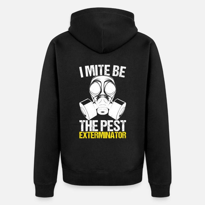 Schädlingsbekämpfung Kammerjäger - Unisex Premium Bio Zip Hoodie - Schwarz