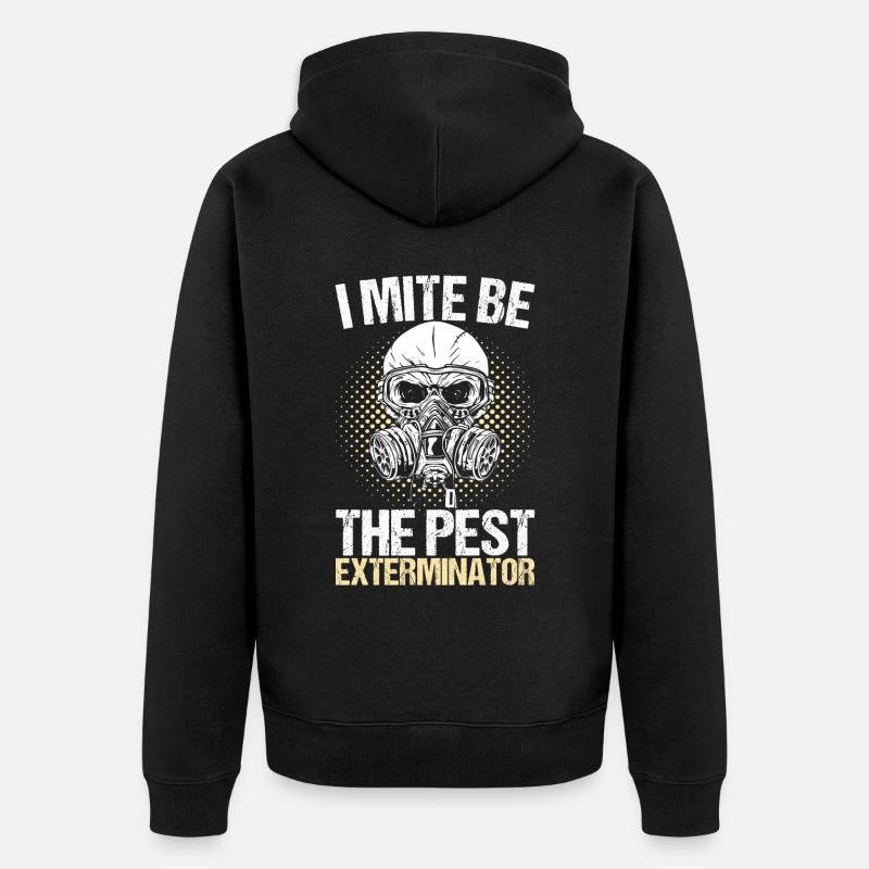 Schädlingsbekämpfung Kammerjäger - Unisex Premium Bio Zip Hoodie - Schwarz