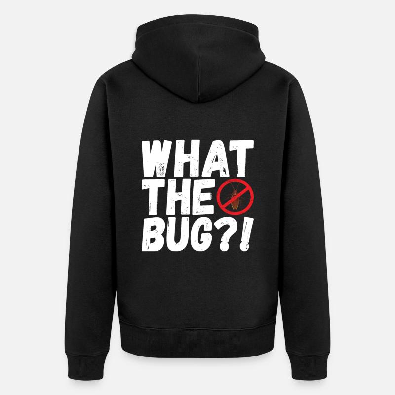 Schädlingsbekämpfung Kammerjäger - Unisex Premium Bio Zip Hoodie - Schwarz