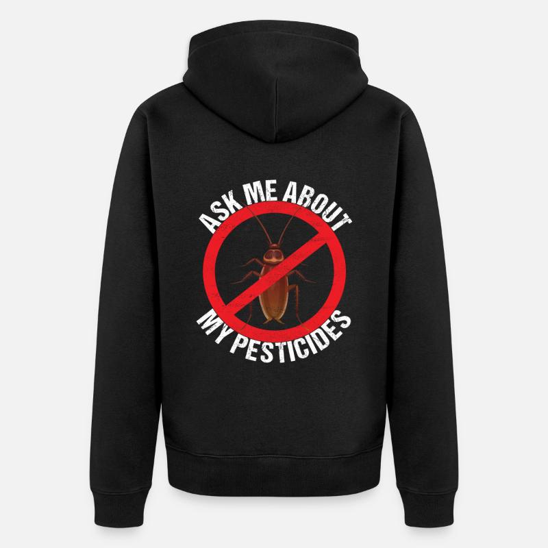 Schädlingsbekämpfung Kammerjäger - Unisex Premium Bio Zip Hoodie - Schwarz