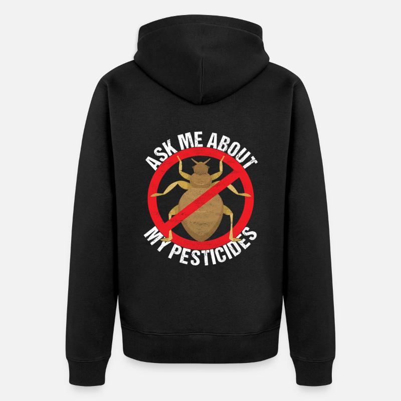Schädlingsbekämpfung Kammerjäger - Unisex Premium Bio Zip Hoodie - Schwarz