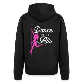 Pole Dance Dancer, Pole Dancing, Pole Dancing - Unisex Premium Organic Zip Hoodie - black - Back - Nico (187cm)