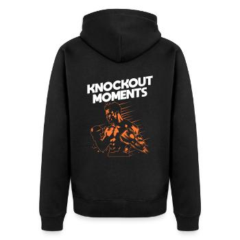 Boxen Arts Martiaux Boxing Boxer Club Boxer - Veste à capuche bio Premium Unisexe - noir - Dos - Nico (187cm)