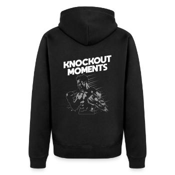 Boxen Arts Martiaux Boxing Boxer Club Boxer - Veste à capuche bio Premium Unisexe - noir - Dos - Nico (187cm)