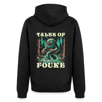 Monstre de Fouke Sasquatch du Sud Cryptozoologie - Veste à capuche bio Premium Unisexe - noir - Dos - Nico (187cm)