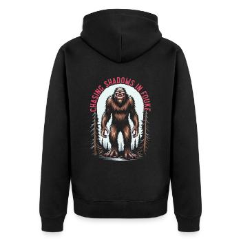 Fouke Monster Southern Sasquatch Cryptozoologie - Veste à capuche bio Premium Unisexe - noir - Dos - Nico (187cm)