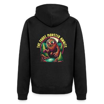 Monstre de Fouke Sasquatch du Sud Cryptozoologie - Veste à capuche bio Premium Unisexe - noir - Dos - Nico (187cm)