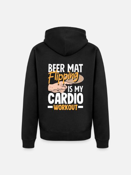 Bière de jeu - Veste à capuche bio Premium Unisexe - noir