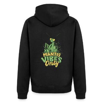 Gottesanbeterin Mantis Vibes uniquement - Veste à capuche bio Premium Unisexe - noir - Dos - Nico (187cm)