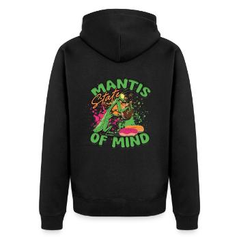 Gottesanbeterin Mantis État d’ - Veste à capuche bio Premium Unisexe - noir - Dos - Nico (187cm)